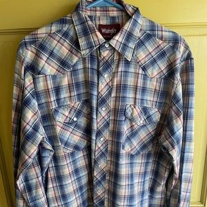Vintage Wrangler Western Shirt - Large